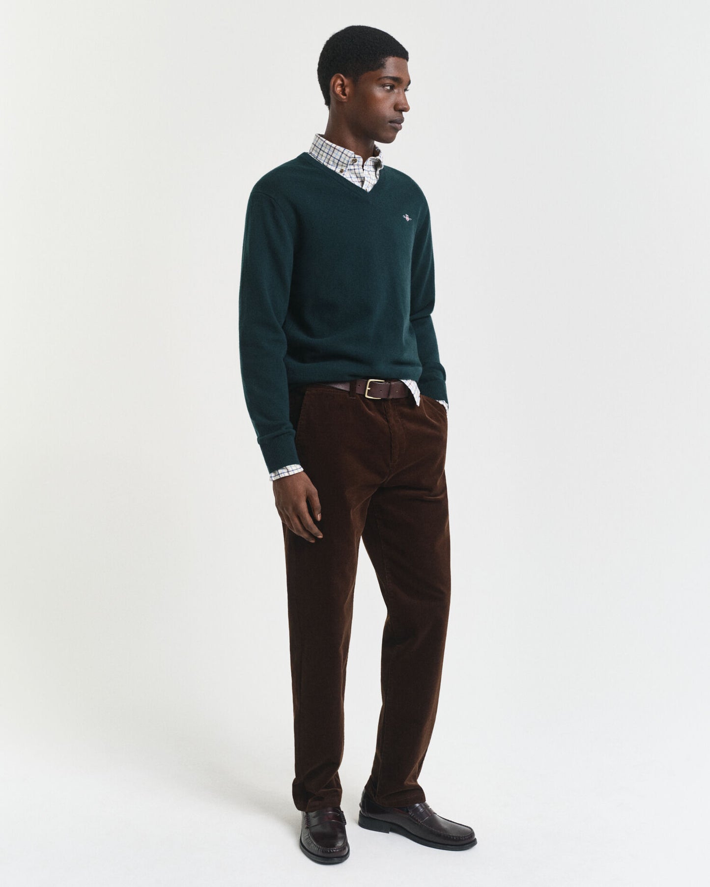 Superfine Lambswool V-Neck Sweater