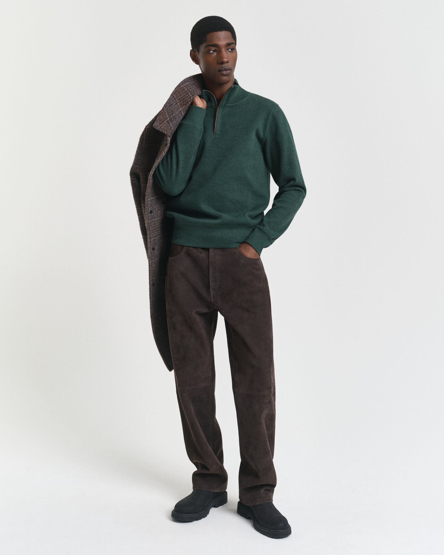 Sacker Rib Half-Zip Sweatshirt
