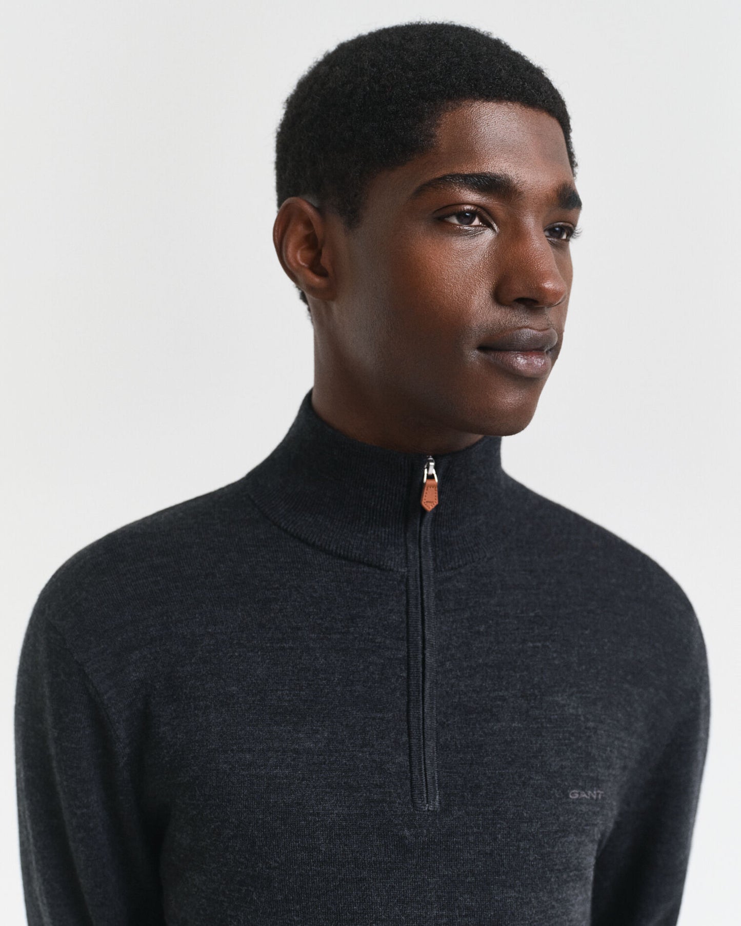 Extra Fine Merino Wool Half-Zip Sweater
