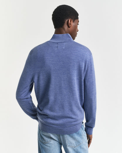 Extra Fine Merino Wool Half-Zip Sweater