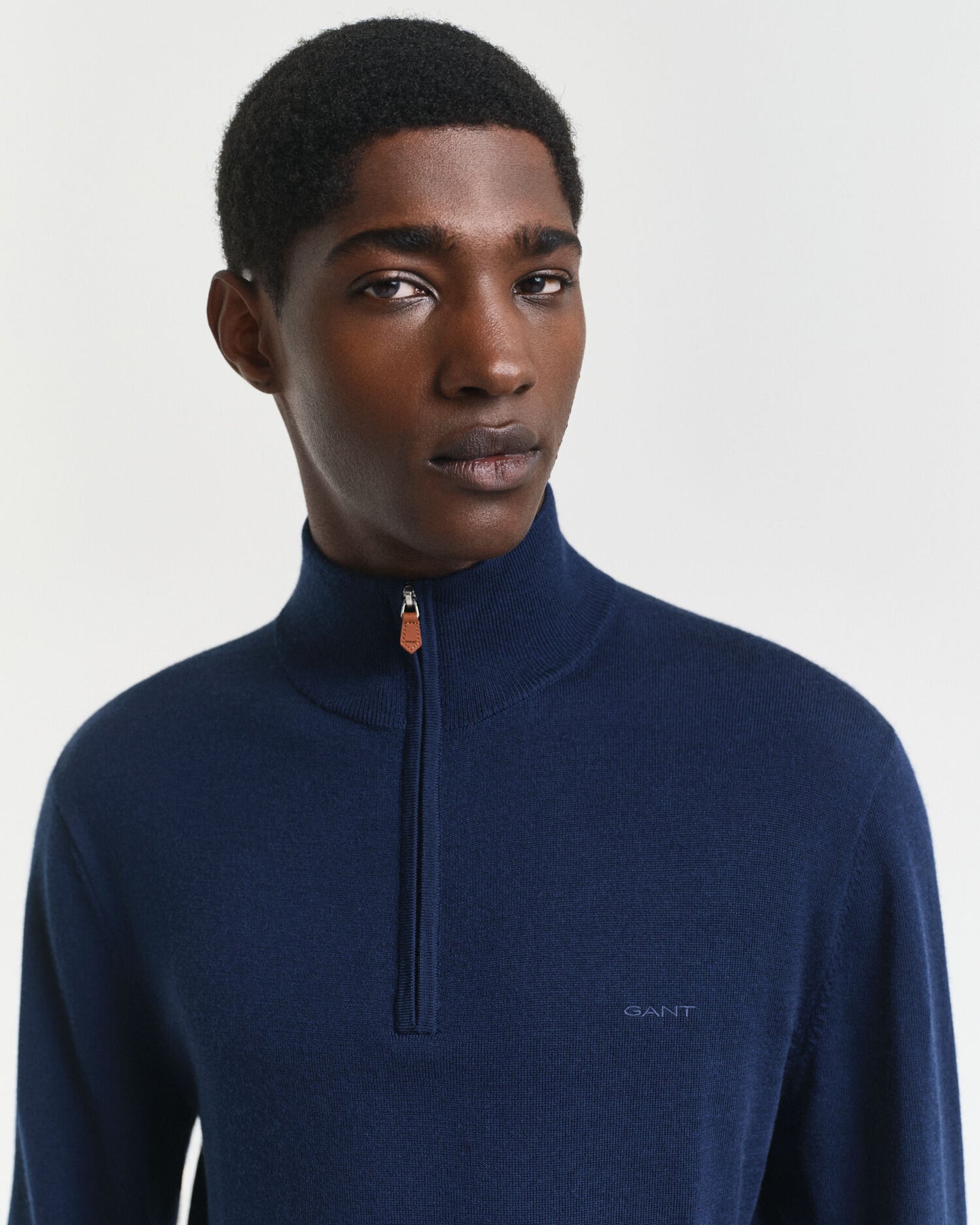 Extra Fine Merino Wool Half-Zip Sweater