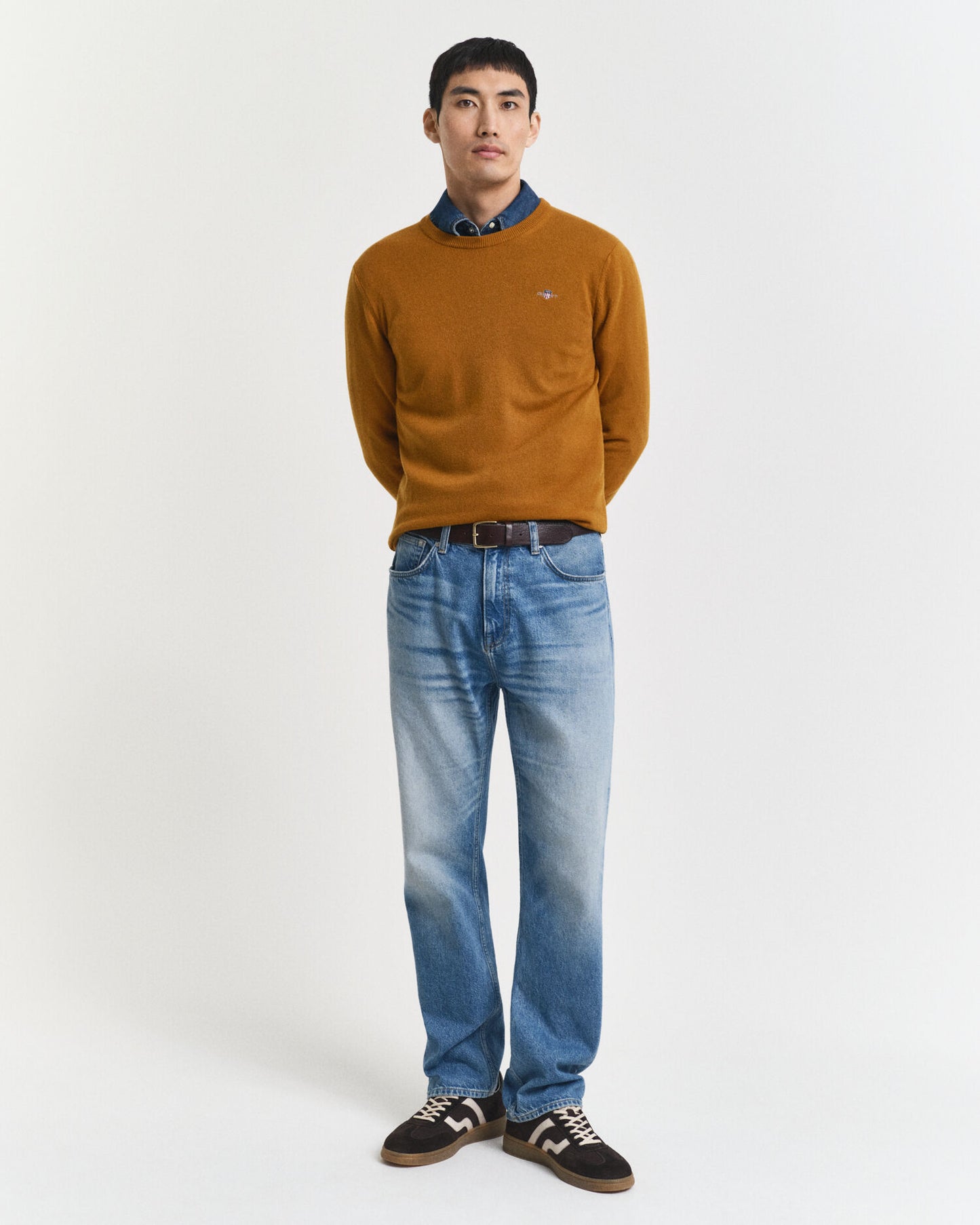 Superfine Lambswool Crew Neck Sweater