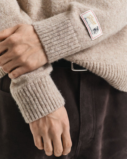 Scottish Wool Crew Neck Sweater