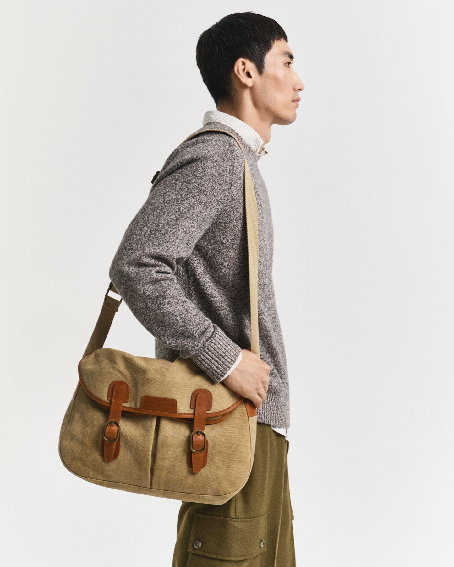 Washed Canvas Fishing Bag