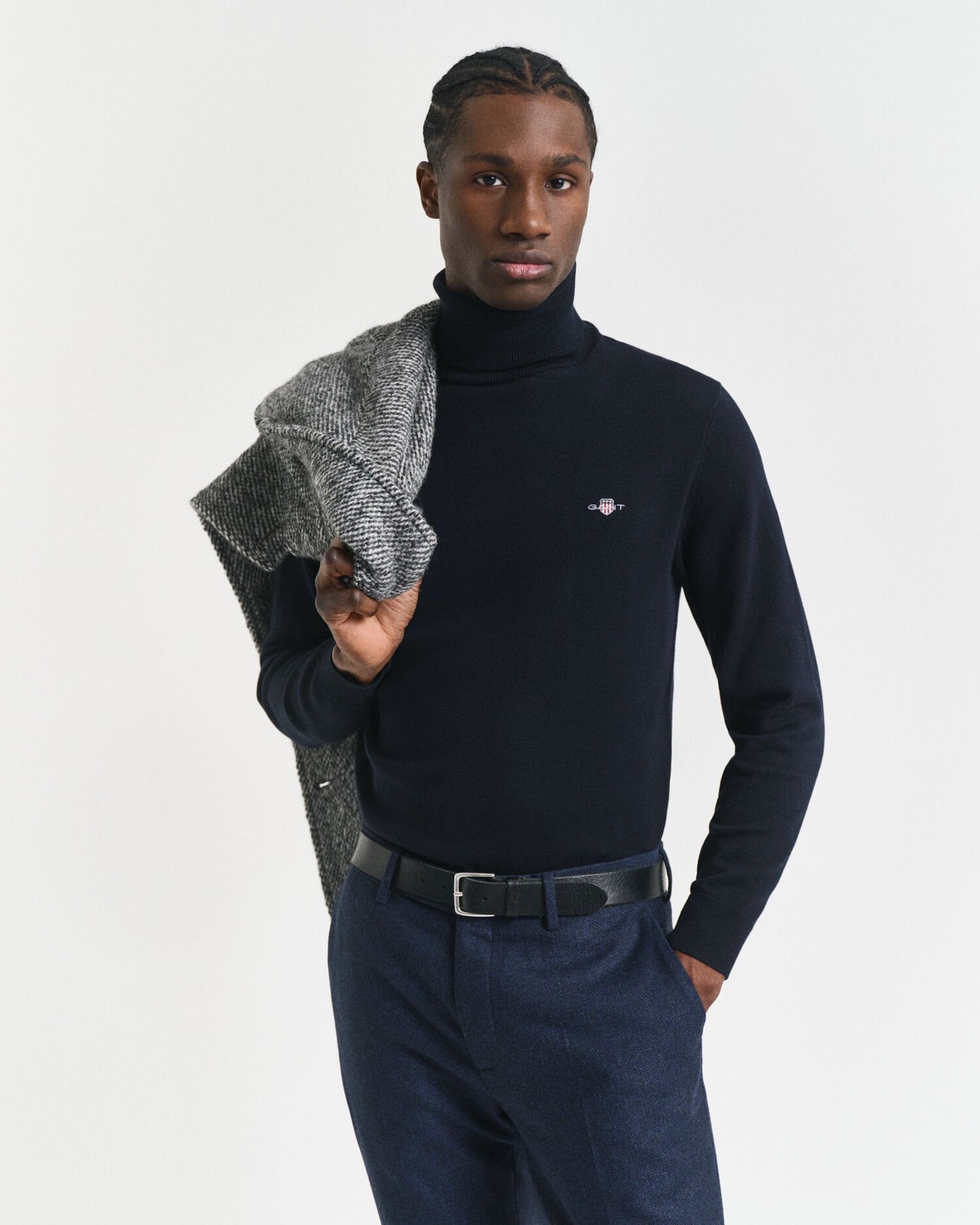 Classic Cotton Turtleneck Sweater