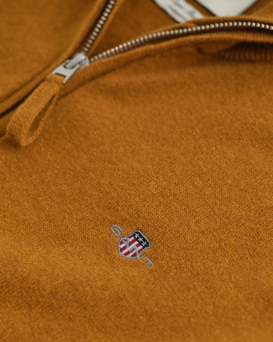 Superfine Lambswool Half-Zip Sweater