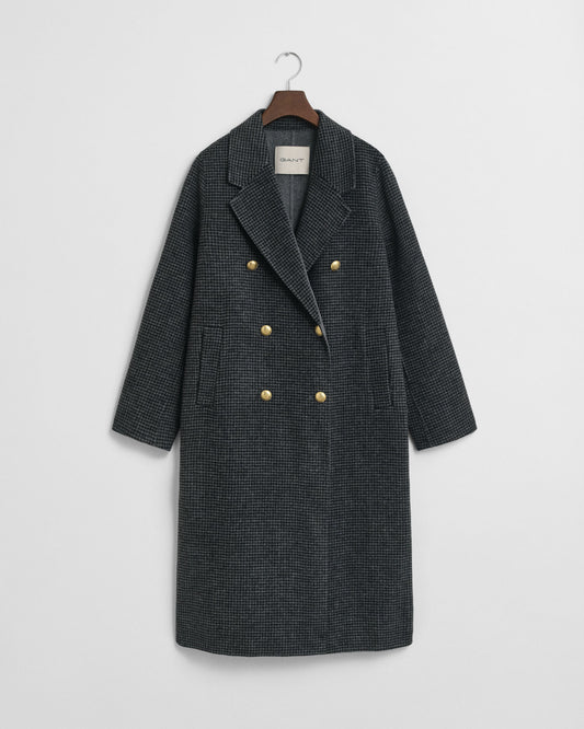 Checked Handstitched Coat