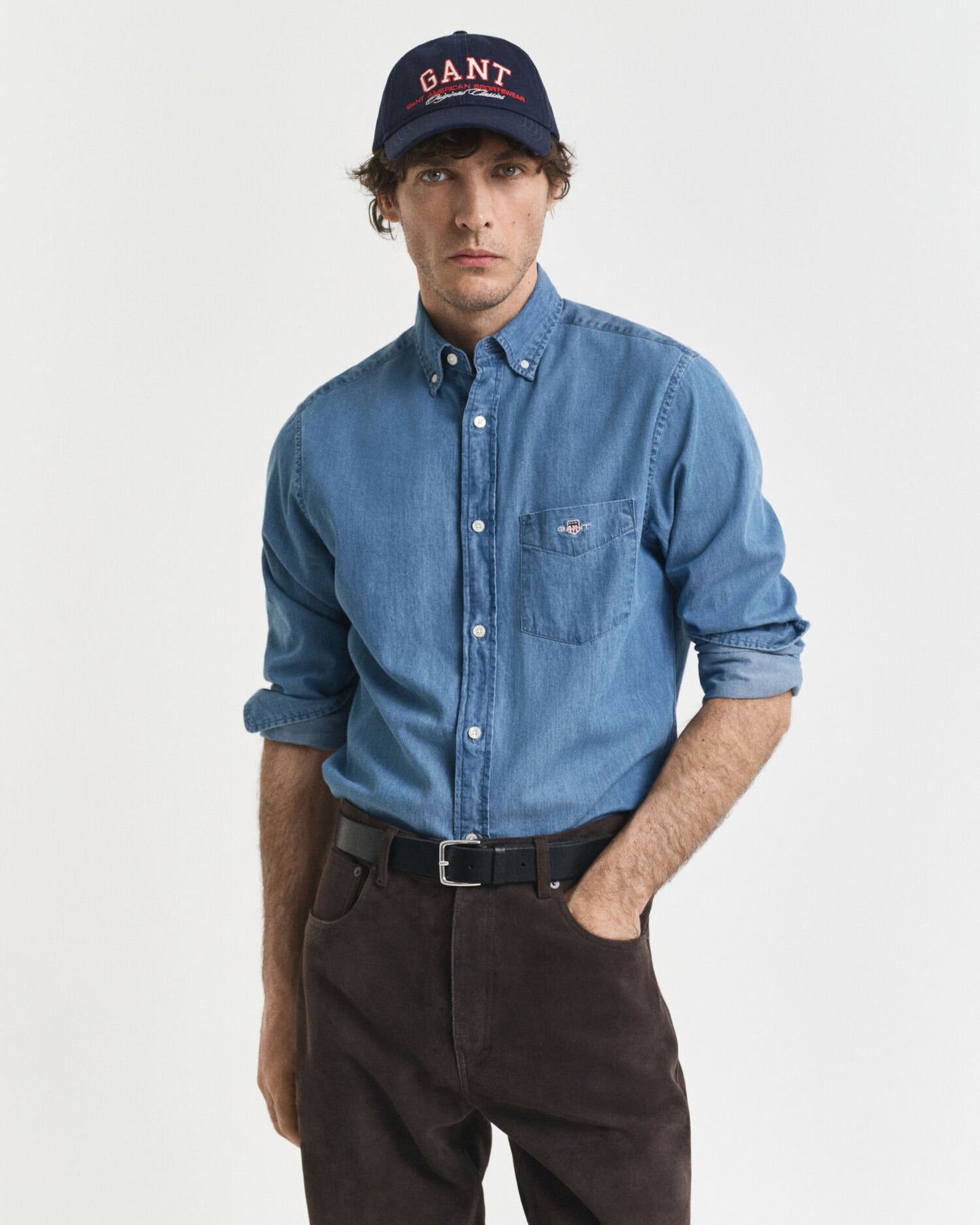 Regular Fit Indigo Shirt