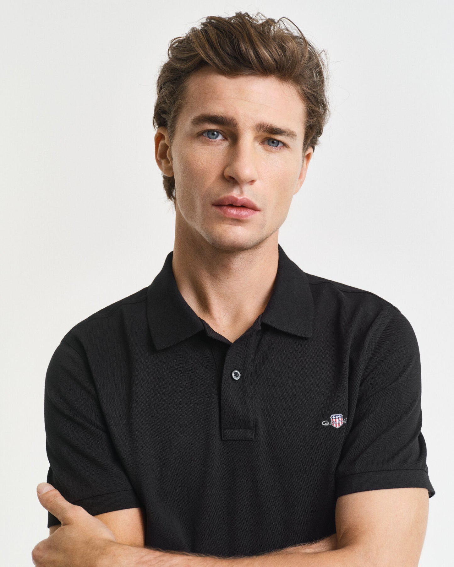 Regular Fit Shield Piqué Polo Shirt